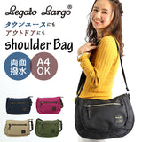 レガートラルゴ ショルダーバッグ 通販 レディース 斜めがけ 軽量 軽い ブランド Legato Largo カジュアル 通勤 通学 サブバッグ 肩掛け ショルダー 旅行 おでかけ おしゃれ シンプル 上品 きれいめ 撥水 はっ水 ママバッグ マザーズバッグ サブバッグ 大容量 収納力