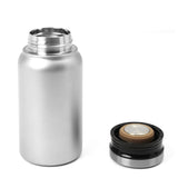 タンブラー 保温 保冷 蓋付き 通販 400ml サーモボトル マグボトル プルミエール メタルサーモタンブラー 水筒 ステンレス 温かい あたたかい つめたい 冷たい 飲み物 飲物 シルバー アオヤマ 前畑 luxe リュクス ギフト プレゼント 51621