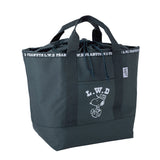 エコバッグ レジカゴ おしゃれ 通販 自立 レジカゴ型 レジカゴ バッグ 大容量 大きめ 大きい スヌーピー かわいい シンプル エコバック お買い物バッグ ショッピングバッグ PEANUTS L.W.D LL TOTE BAG M13623 M13624