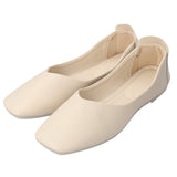 パンプス フラット スクエアトゥ 通販 フラットシューズ ヒール ぺたんこ ペタンコ ローヒール バレエシューズ シンプル くつ 靴 歩きやすい 痛くない ぺたんこ靴 レディース 滑らない やわらかい 柔らかい 疲れない つかれない おしゃれ ナチュラル