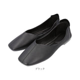 パンプス フラット スクエアトゥ 通販 フラットシューズ ヒール ぺたんこ ペタンコ ローヒール バレエシューズ シンプル くつ 靴 歩きやすい 痛くない ぺたんこ靴 レディース 滑らない やわらかい 柔らかい 疲れない つかれない おしゃれ ナチュラル