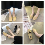 パンプス フラット スクエアトゥ 通販 フラットシューズ ヒール ぺたんこ ペタンコ ローヒール バレエシューズ シンプル くつ 靴 歩きやすい 痛くない ぺたんこ靴 レディース 滑らない やわらかい 柔らかい 疲れない つかれない おしゃれ ナチュラル