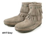 モカシン 通販 ミネトンカ Minnetonka ミネトンカモカシン ブーツ 定番 Boots Moccasin Minetonka サイドジップ ダブルフリンジ