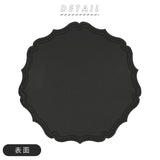 ランチョンマット 北欧 通販 撥水 プレイスマット ランチマット ディスプレイマット マカロン Macaron 約35cm 円形 変形 ビニール レザー カラー ギフト モダン おしゃれ