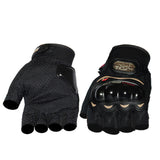 バイク グローブ スマホ 通販 バイクグローブ 夏用 メンズ レディース バイク手袋 手袋 指なし 春夏用 スマホ操作 おしゃれ バイカー 自転車 ナックルガード ブラック レッド ブルー バイク用品