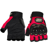 バイク グローブ スマホ 通販 バイクグローブ 夏用 メンズ レディース バイク手袋 手袋 指なし 春夏用 スマホ操作 おしゃれ バイカー 自転車 ナックルガード ブラック レッド ブルー バイク用品