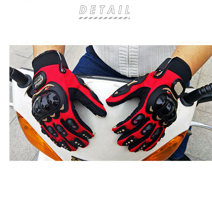 □バイク グローブ 手袋 ナックルガード オレンジ 細 緑 グレイ .！！ 