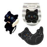 トイレマット セット 3点 通販 トイレマットセット 3点セット おしゃれ かわいい トイレフタカバー 洗浄暖房用 トイレットペーパーホルダーカバー ねこ 猫 ネコ いぬ 犬 イヌ パンダ シロクマ キャラクター 豆しば マメシバ ペーパーホルダー 暖房便器用トイレフタカバー