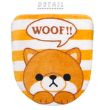 トイレフタカバー 洗浄暖房用 通販 おしゃれ かわいい トイレふたカバー トイレタリー ねこ 猫 キジトラ パンダ シロクマ 豆しば マメシバ レッサーパンダ いぬ 犬 イヌ キャラクター どうぶつ アニマル トイレファブリック ねこのしっぽの物語 豆しばワンコ物語 Panda's