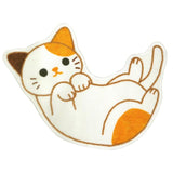 トイレマット かわいい 通販 トイレ マット 単品 キャラクター おしゃれ 豆しば マメシバ ねこ クロ 猫 ミケ ネコ キジトラ いぬ 犬 イヌ 豆柴 どうぶつ アニマル トイレファブリック トイレタリー 豆しばワンコ物語 ねこのしっぽの物語 Panda's Happy