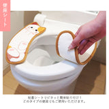 トイレマット セット 通販 2点 便座シート ねこ 簡単 貼り付け 猫のしっぽ物語 トイレマット ネコ 滑り止め付き 玄関マット 台所マット 快適 明邦 MEIHO プレゼント かわいい 猫 おしゃれ