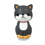 歯ブラシスタンド 吸盤 通販 おしゃれ かわいい 歯ブラシホルダー 歯ブラシ立て キャラクター 底面吸盤付 1本用 ペン立て ペンスタンド パンダ 豆しば 豆柴 豆シバ ねこ 猫 ネコ いぬ 犬 イヌ ねこのしっぽの物語 豆しばワンコ物語 Panda's Happy Story 明邦 MEIHO