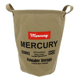 マーキュリー キャンバスバケツ M 通販 収納ボックス 布 キャンバス 折りたたみ おしゃれ 雑貨 バケツ MERCURY リビング 収納 子供部屋 おもちゃ箱 車内収納 アウトドア ランドリーバスケット ランドリーバッグ 収納ケース ボックス 収納家具