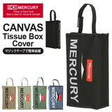 マーキュリー 雑貨 通販 ティッシュケース おしゃれ 吊り下げ 車 壁掛け ティッシュカバー 掛け MERCURY ティッシュボックスカバー 布 キャンバス ティッシュ ボックス カバー ケース アメリカン雑貨 男前 ボックスティッシュケース
