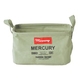 マーキュリー 雑貨 通販 収納ボックス 布 キャンバス おしゃれ キャンバスバケツ 四角 角型 MERCURY レクタングルボックス S リビング 収納 子供部屋 おもちゃ箱 ランドリーバスケット ランドリーバッグ 収納ケース ボックス 収納家具