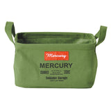 マーキュリー 雑貨 通販 収納ボックス 布 キャンバス おしゃれ キャンバスバケツ 四角 角型 MERCURY レクタングルボックス S リビング 収納 子供部屋 おもちゃ箱 ランドリーバスケット ランドリーバッグ 収納ケース ボックス 収納家具