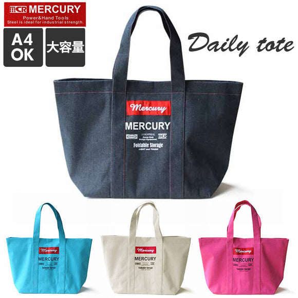 トートバッグ キャンバス a4 横 通販 ブランド MERCURY マーキュリー 大きめ 大きい メンズ レディース 通学 学生 中学生 高校生 男子 女子 おしゃれ シンプル 大容量 布 キャンバス生地 カジュアル 保育園 通園 送迎 KEY STONE キーストーン