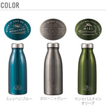 ステンレスボトル MiDi ミディ 通販 マグボトル midi 350ml 保冷 保温 直飲み マイボトル テフロン加工 コーヒーボトル かわいい おしゃれ スリム コンパクト ミルク瓶型 真空二重構造 マイ水筒 軽量 軽い ステンレス ボトル CBジャパン シービージャパン