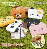 がま口 カードケース かわいい 通販 mimi DO-MO Friends ミミドーモフレンズ がまぐちカードケース レディース キッズ 薄型 スリム 名刺入れ 定期入れ コインケース 小銭入れ カード 定期券 診察券 保険証 ポイントカード どうぶつ アニマル 犬 いぬ 猫 ねこ パンダ ブタ