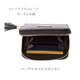 ミニ財布 レディース 通販 財布 小さめ ミニ 極小 ラウンドファスナー ミニウォレット プチプラ シンプル おしゃれ 小銭入れ コインケース カード入れ カードケース コンパクト 小さい コンパクトウォレット 軽量 軽い プレート付きミニウォレット