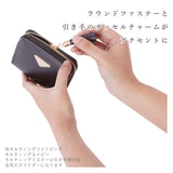 ミニ財布 レディース 通販 財布 小さめ ミニ 極小 ラウンドファスナー ミニウォレット プチプラ シンプル おしゃれ 小銭入れ コインケース カード入れ カードケース コンパクト 小さい コンパクトウォレット 軽量 軽い プレート付きミニウォレット