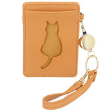 パスケース リール付き 通販 リール付きパスケース かわいい 定期入れ レディース icカード ねこ 猫 ネコ ネコ グッズ 通勤 通学 プレゼント 合皮 フェイク レザー 大人可愛い 高校生 入学祝い 卒業祝い 定期券