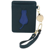 パスケース リール付き 通販 リール付きパスケース かわいい 定期入れ レディース icカード ねこ 猫 ネコ ネコ グッズ 通勤 通学 プレゼント 合皮 フェイク レザー 大人可愛い 高校生 入学祝い 卒業祝い 定期券