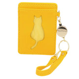 パスケース リール付き 通販 リール付きパスケース かわいい 定期入れ レディース icカード ねこ 猫 ネコ ネコ グッズ 通勤 通学 プレゼント 合皮 フェイク レザー 大人可愛い 高校生 入学祝い 卒業祝い 定期券