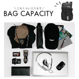 リュック メンズ 大容量 通販 ブランド MICHAEL LINNELL マイケルリンネル Big Backpack ビッグバックパック 30L 大学生 社会人 リュックサック レディース 男女兼用 黒 ブラック 通学 通勤 シンプル ロゴ おしゃれ かわいい リフレクター 反射 ノートPC タブレット