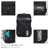 リュック メンズ 大容量 通販 ブランド MICHAEL LINNELL マイケルリンネル Big Backpack ビッグバックパック 30L 大学生 社会人 リュックサック レディース 男女兼用 黒 ブラック 通学 通勤 シンプル ロゴ おしゃれ かわいい リフレクター 反射 ノートPC タブレット