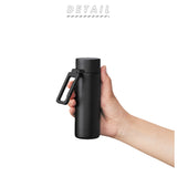 ステンレスボトル ミニ 通販 130ml おしゃれ シンプル ミニボトル 水筒 マイボトル ミニ水筒 サーモボトル 保冷 保温 直飲み 広口 飲みやすい 洗いやすい MOTTERU モッテル カラビナハンドルサーモステンレスボトル MO-3003 マグボトル 大人用水筒