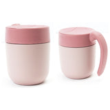 MOTTERU モッテル タンブラー サーモ 通販 310ml マグ マグカップ コップ カップ くるっと ハンドル 保温 保冷 保冷保温 持ち運びしやすい 蓋 スライド 洗いやすい ステンレス 2重構造 蓋取り外し 左利き 右利き くすみカラー