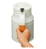 卓上ポット1000ml mosh! モッシュ! 通販 おしゃれ 保温ポット 保冷ポット かわいい 1リットル 1.0Ｌ ステンレスボトル タンク ミルクタンク 魔法瓶 魔法ビン インスタ映え 家カフェ 麦茶 お冷 広口タイプ お湯 熱湯 白 ホワイト アイボリー ステンレスボトル ピーチ