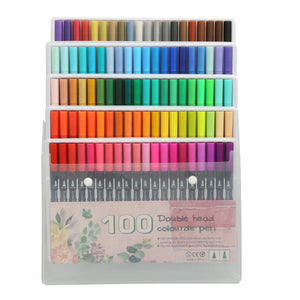 100色カラーペンセット 水性筆タイプマーカーペン Amazon.co.jp: Ohuhu アートマーカー 水性ペン 100色 カラーペン