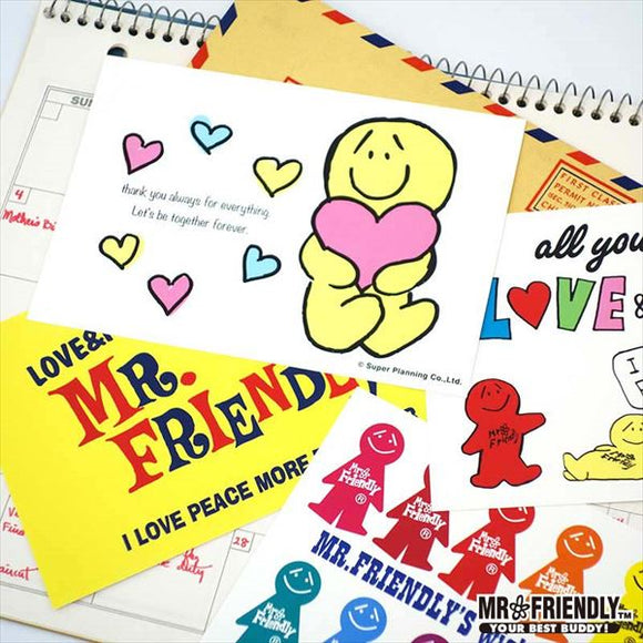 ミスターフレンドリー Mr.Friendly ポストカード 通販 ミスターフレンドリーカフェ ポストカード 文房具 オフィス ステーショナリー