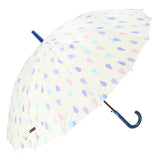 傘 レディース ジャンプ 通販 16本骨 55cm 長傘 可愛い amusant sous la pluie 軽量 おしゃれ 大人 かわいい シンプル 通勤 通学 グラスファイバー骨 丈夫 折れにくい ジャンプ傘 軽い 雨傘