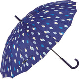 傘 レディース ジャンプ 通販 16本骨 55cm 長傘 可愛い amusant sous la pluie 軽量 おしゃれ 大人 かわいい シンプル 通勤 通学 グラスファイバー骨 丈夫 折れにくい ジャンプ傘 軽い 雨傘