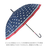 傘 レディース ジャンプ 通販 16本骨 55cm 長傘 可愛い amusant sous la pluie 軽量 おしゃれ 大人 かわいい シンプル 通勤 通学 グラスファイバー骨 丈夫 折れにくい ジャンプ傘 軽い 雨傘