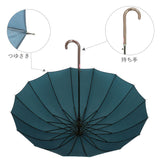 傘 レディース 長傘 通販 おしゃれ 55cm uv カット メンズ 16本骨 無地 雨傘 16本骨 ブラック ネイビー 日よけ uvカット ブランド アミュゾンスーラプルイ amusant sous la pluie かさ カサ