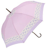 傘 レディース 長傘 通販 58cm 長傘 可愛い amusant sous la pluie 軽量 シンプル おしゃれ 大人 かわいい 通勤 通学 軽い ジャンプ傘 グラスファイバー骨 丈夫 折れにくい 雨傘
