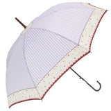 傘 レディース 長傘 通販 58cm 長傘 可愛い amusant sous la pluie 軽量 シンプル おしゃれ 大人 かわいい 通勤 通学 軽い ジャンプ傘 グラスファイバー骨 丈夫 折れにくい 雨傘