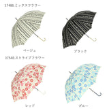 傘 レディース 耐風 通販 60cm 長傘 可愛い amusant sous la pluie 耐風傘 グラスファイバー骨 丈夫 壊れにくい おしゃれ 大人 かわいい 軽い 軽量 通勤 通学 シンプル スリム 雨傘