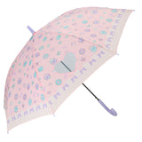 傘 子供用 女の子 通販 長傘 キッズ 55cm かわいい amusant sous la pluie グラスファイバー骨 雨傘 軽量 おしゃれ 可愛い ジュニア 子ども傘 丈夫 女子 女児 小学生 登校 小学校 通学 透明窓