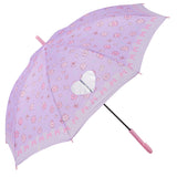 傘 子供用 女の子 通販 長傘 キッズ 55cm かわいい amusant sous la pluie グラスファイバー骨 雨傘 軽量 おしゃれ 可愛い ジュニア 子ども傘 丈夫 女子 女児 小学生 登校 小学校 通学 透明窓