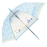 傘 子供用 女の子 通販 長傘 キッズ 55cm かわいい amusant sous la pluie グラスファイバー骨 雨傘 軽量 おしゃれ 可愛い ジュニア 子ども傘 丈夫 女子 女児 小学生 登校 小学校 通学 透明窓