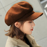 帽子 レディース 秋冬 キャスケット 通販 秋 冬 おしゃれ ウール フェルト ベレー帽 かわいい シンプル 八角形 大きいサイズ あったか 大人 ペインターハット ハンチング 小物