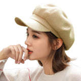帽子 レディース 秋冬 キャスケット 通販 秋 冬 おしゃれ ウール フェルト ベレー帽 かわいい シンプル 八角形 大きいサイズ あったか 大人 ペインターハット ハンチング 小物