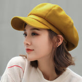 帽子 レディース 秋冬 キャスケット 通販 秋 冬 おしゃれ ウール フェルト ベレー帽 かわいい シンプル 八角形 大きいサイズ あったか 大人 ペインターハット ハンチング 小物