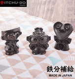 南部鉄 やかん 通販 鉄玉子 土偶バージョン 南部鉄偶 ビーナス ハート形 鉄分補給 南部鉄器 湯沸かし 鍋 鉄分不足 漬物 色出し 黒豆 ツヤ出し 貝 砂出し 色付け 色つけ ペーパーウエイト 日本製