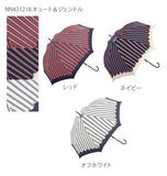 ジャンプ傘 58cm Natural Basic ナチュラルベーシック 通販 レディース メンズ 傘 ジャンプ ワンタッチ 長傘 雨傘 おしゃれ かわいい 女性 婦人 紳士 女の子 女子 男子 グラスファイバー骨 丈夫 折れにくい 58センチ 8本骨 かさ カサ ドット 水玉 ストライプ 縞 花柄